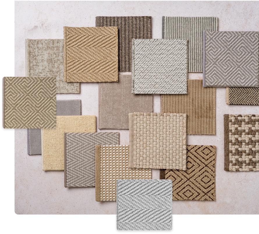 Hand-woven strike-off sample