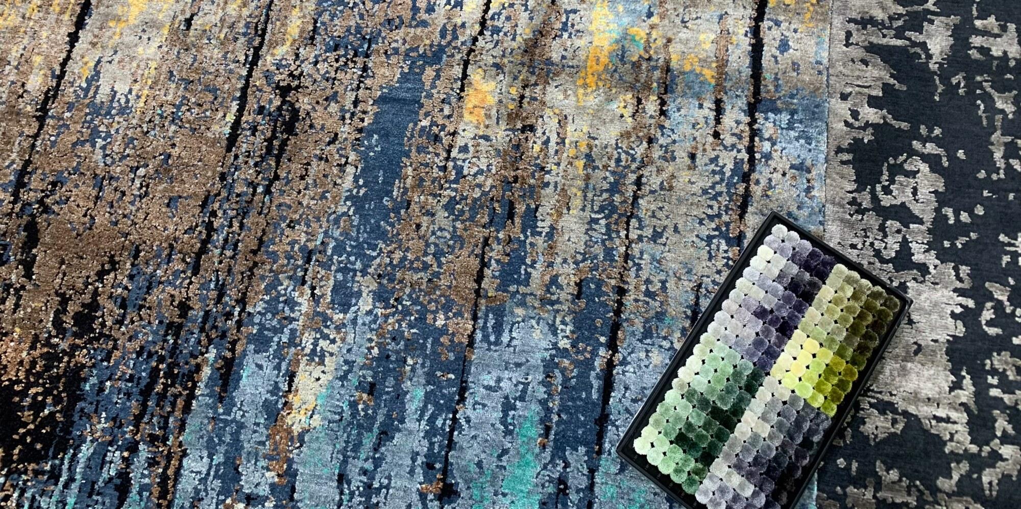 A Raheem & Son rug, curated for the space