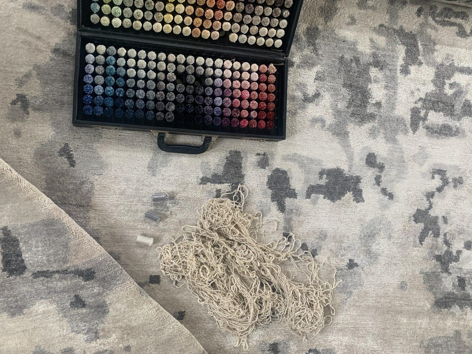Rug sampling and strike-off review