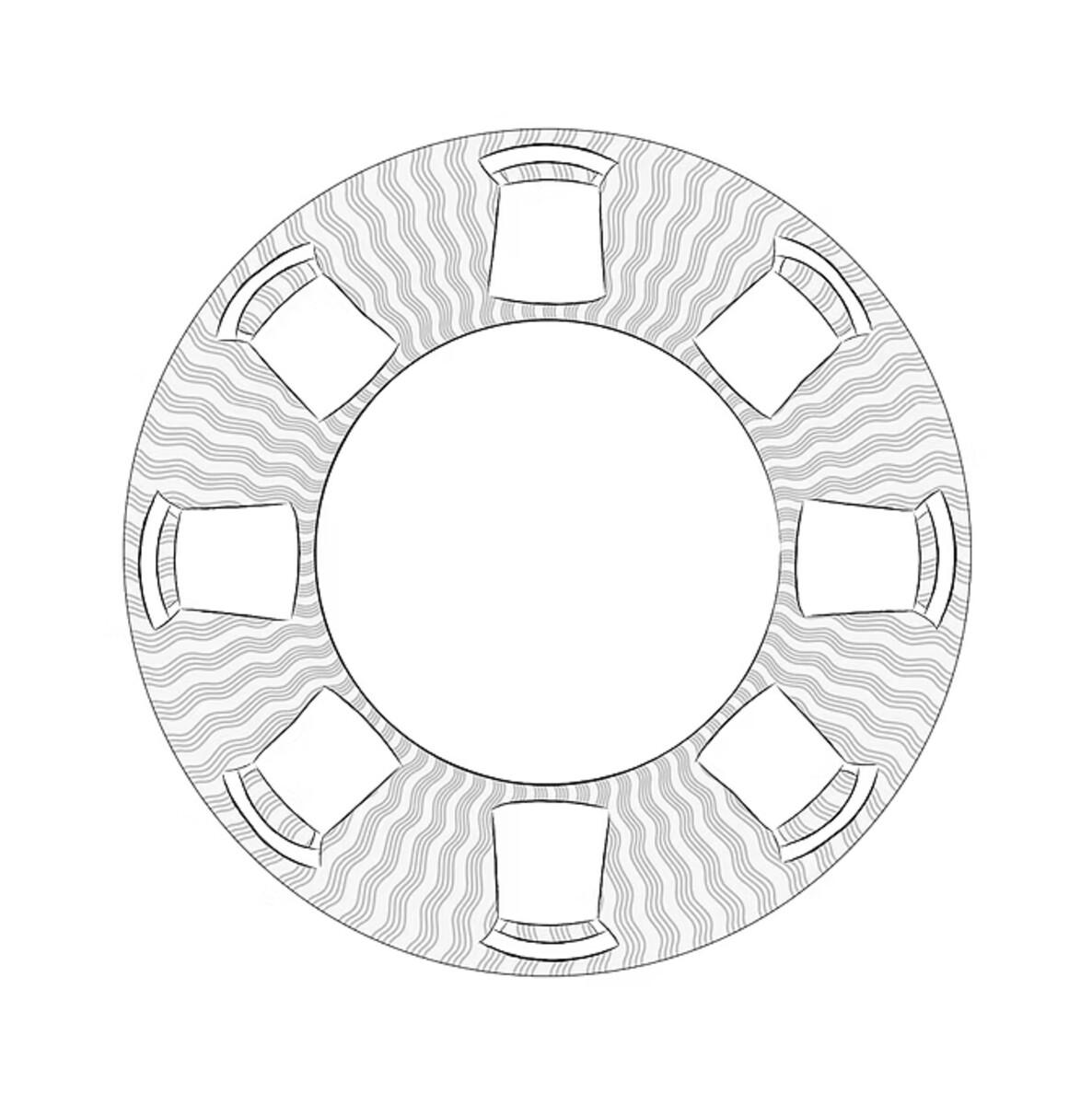 Dining Room, Round & custom shapes