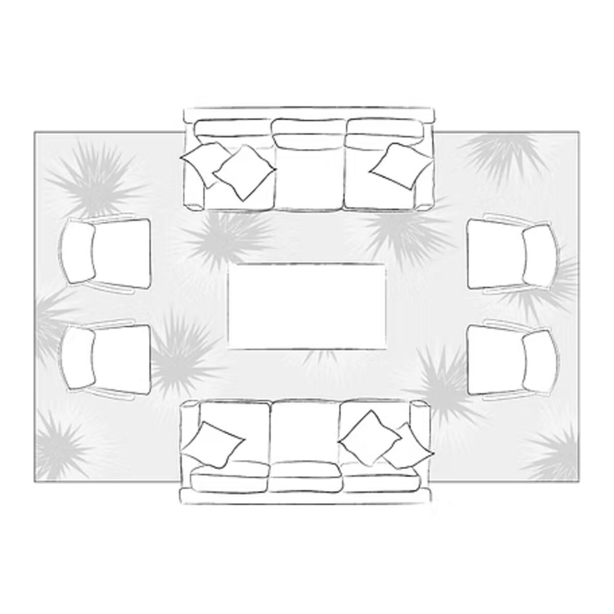 Living Room, L-shaped seating