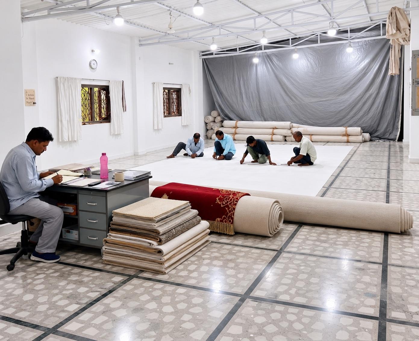 Raheem and Son production floor