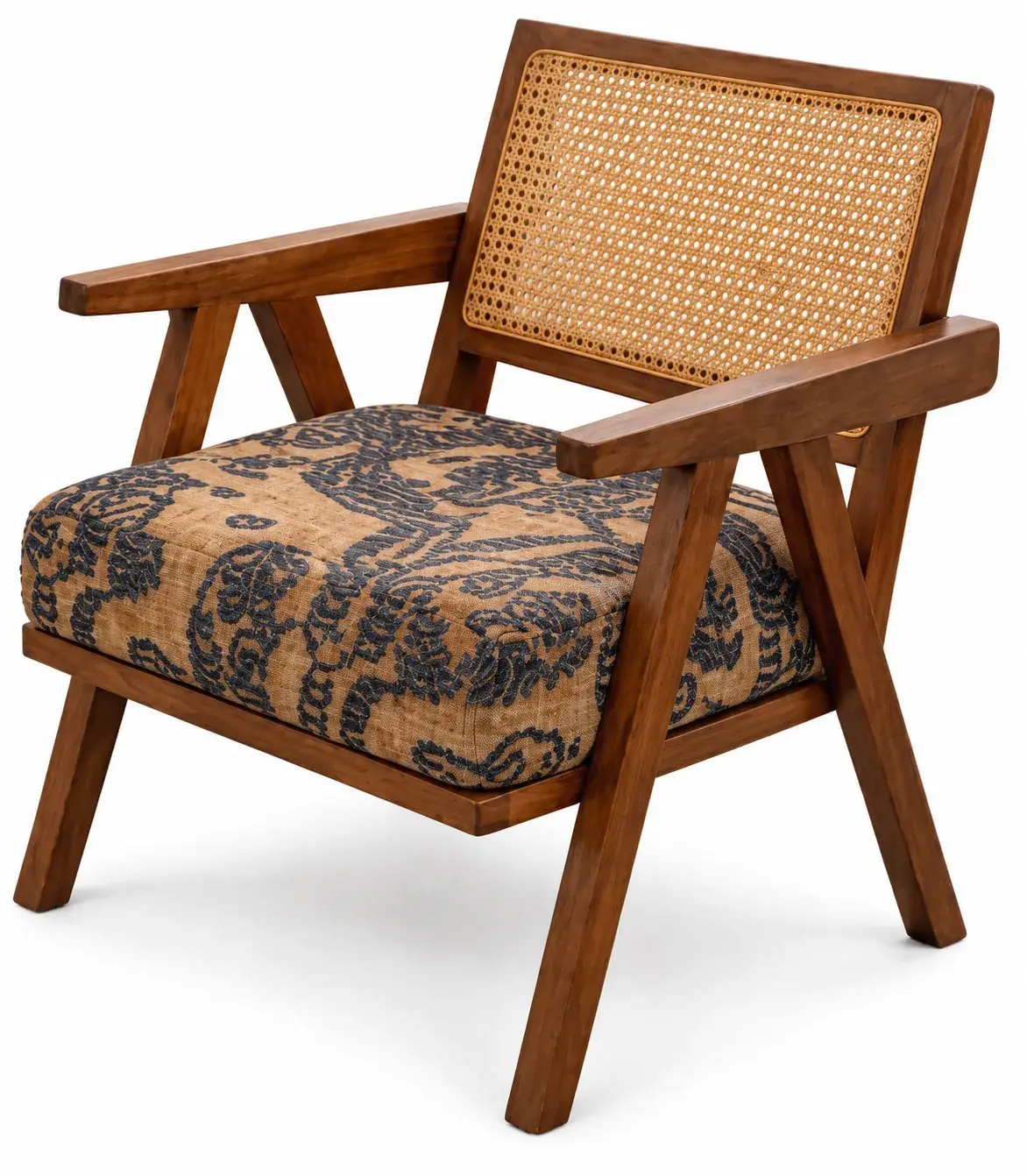 Aldous Armchair, framed armchair, full view