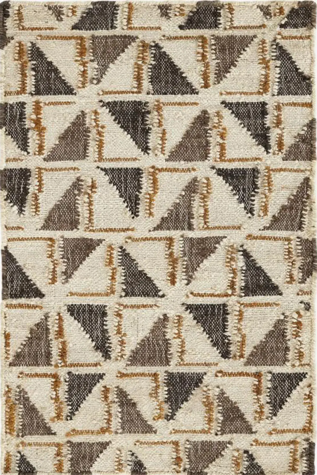 Avocet Rug, jute tribal pattern rug, full view