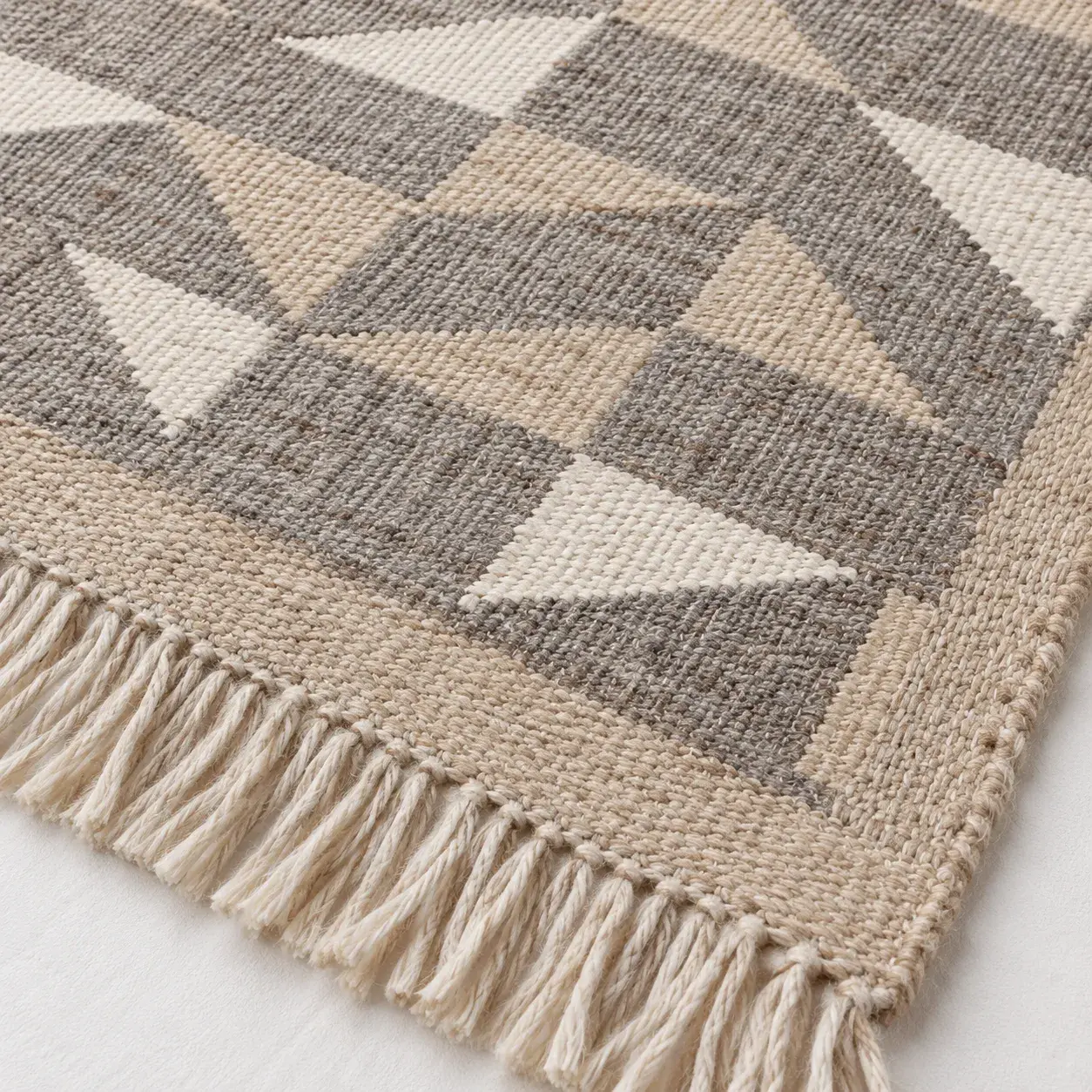 Close view of the Bexley Rug showing its texture and detail