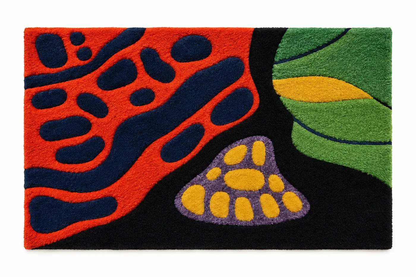 Close view of the Burleigh Wall Hanging showing its texture and detail