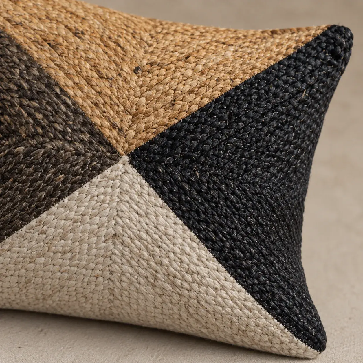 Close view of the Cadence Cushion Cover showing its texture and detail