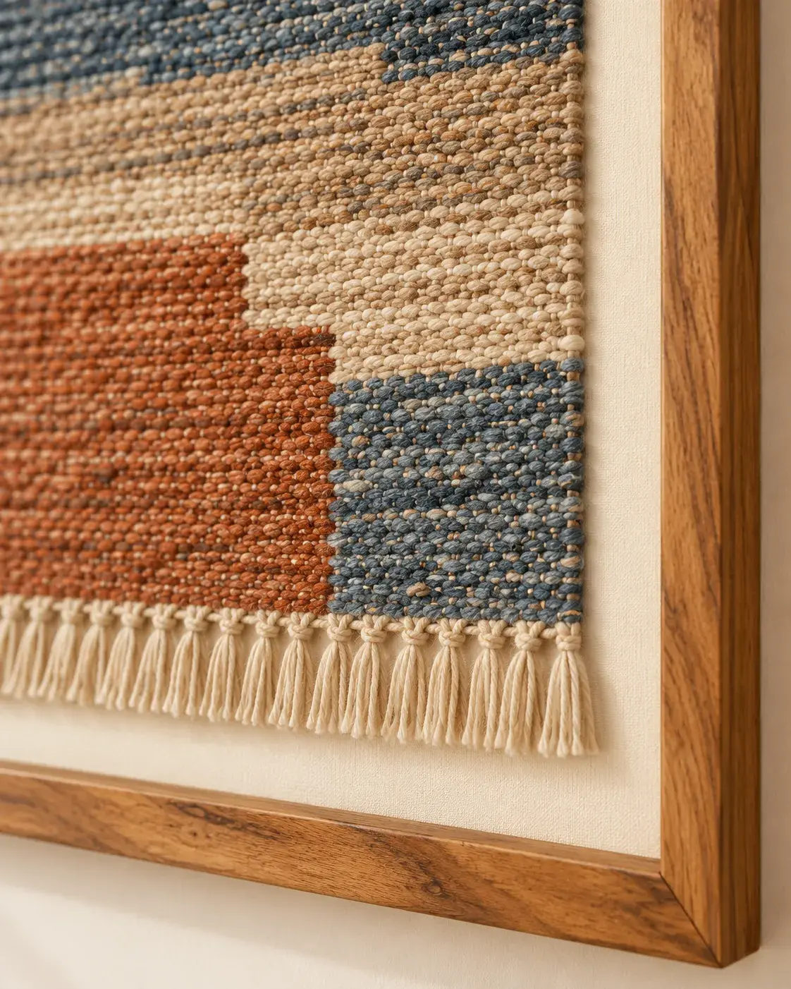 Close view of the Calder Wall Hanging showing its texture and detail