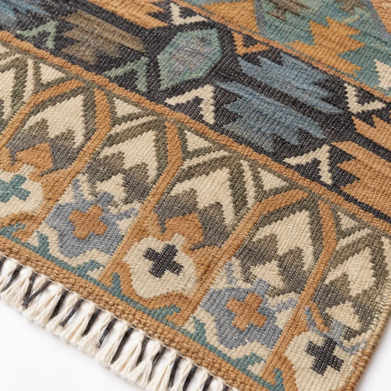 Close view of the Catalina Rug showing its texture and detail