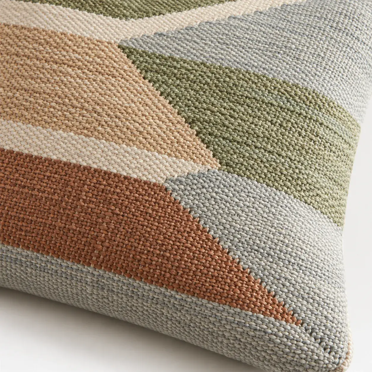 Close view of the Cormac Cushion Cover showing its texture and detail