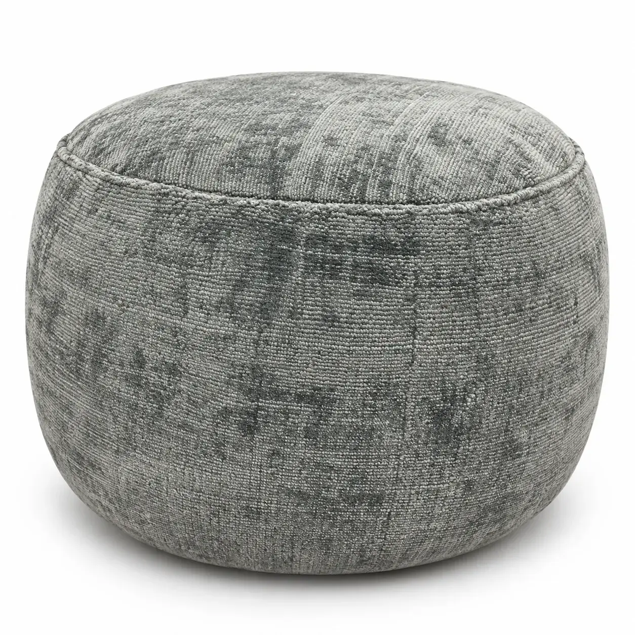Cosmo Pouf, round pouf, full view