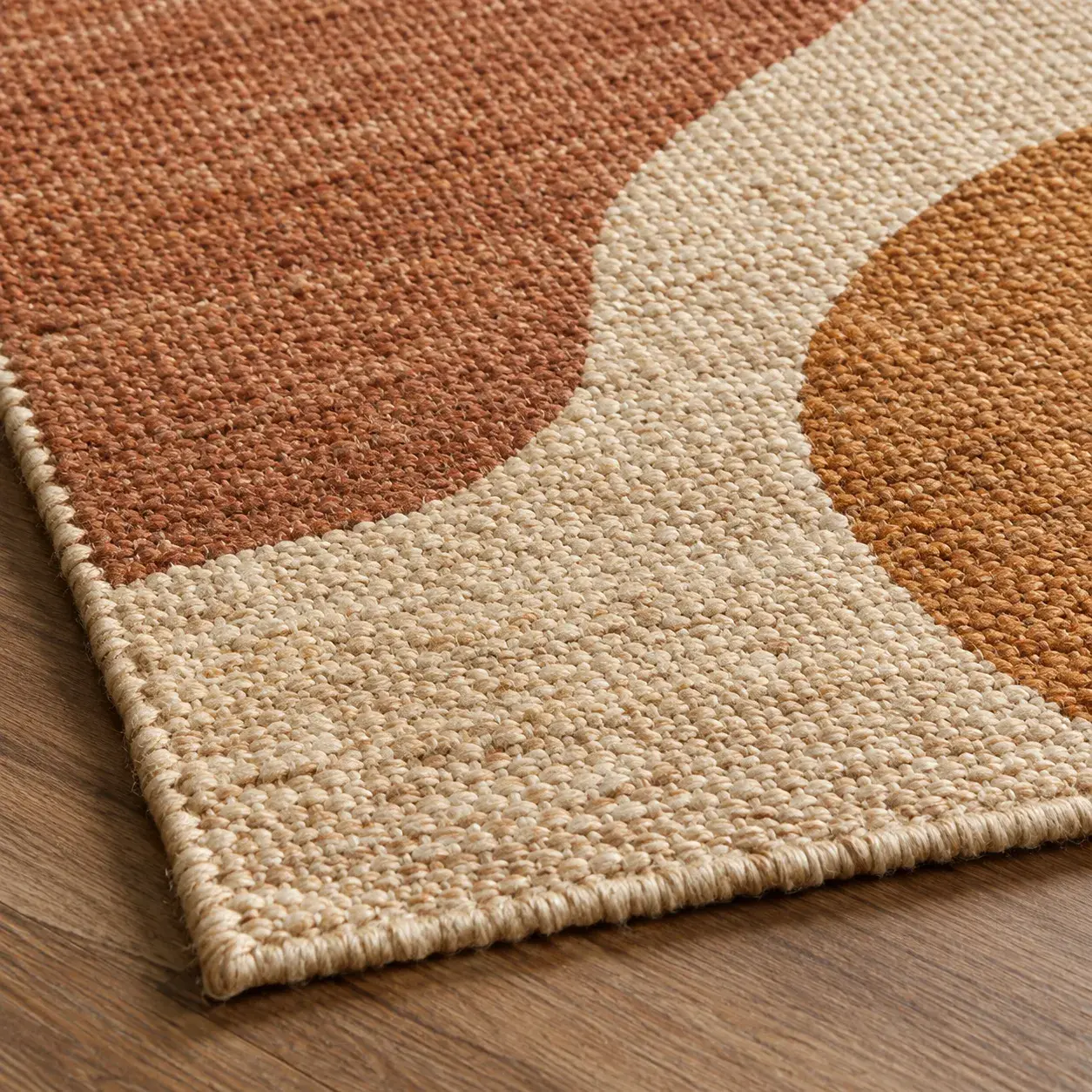 Close view of the Dante Rug showing its texture and detail