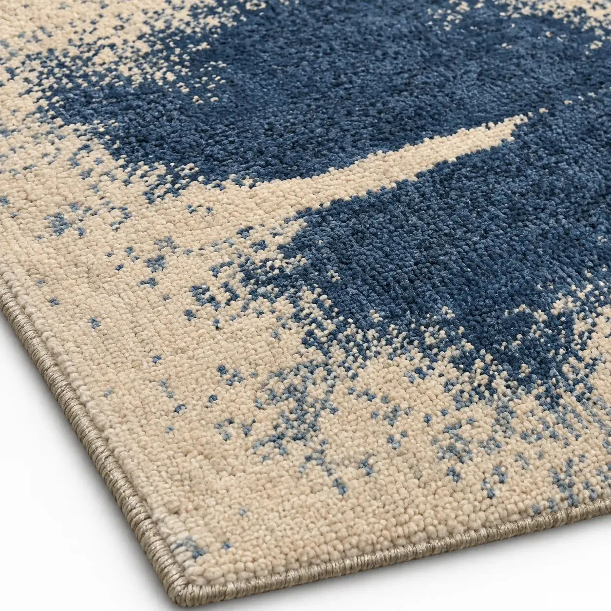 Close view of the Delphine Rug showing its texture and detail