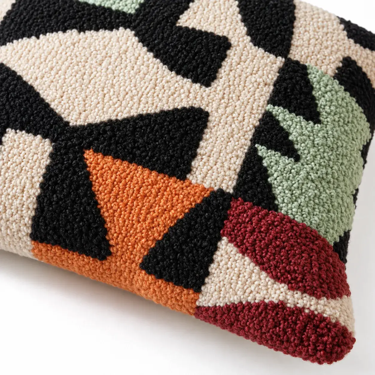 Close view of the Desmond Cushion Cover showing its texture and detail