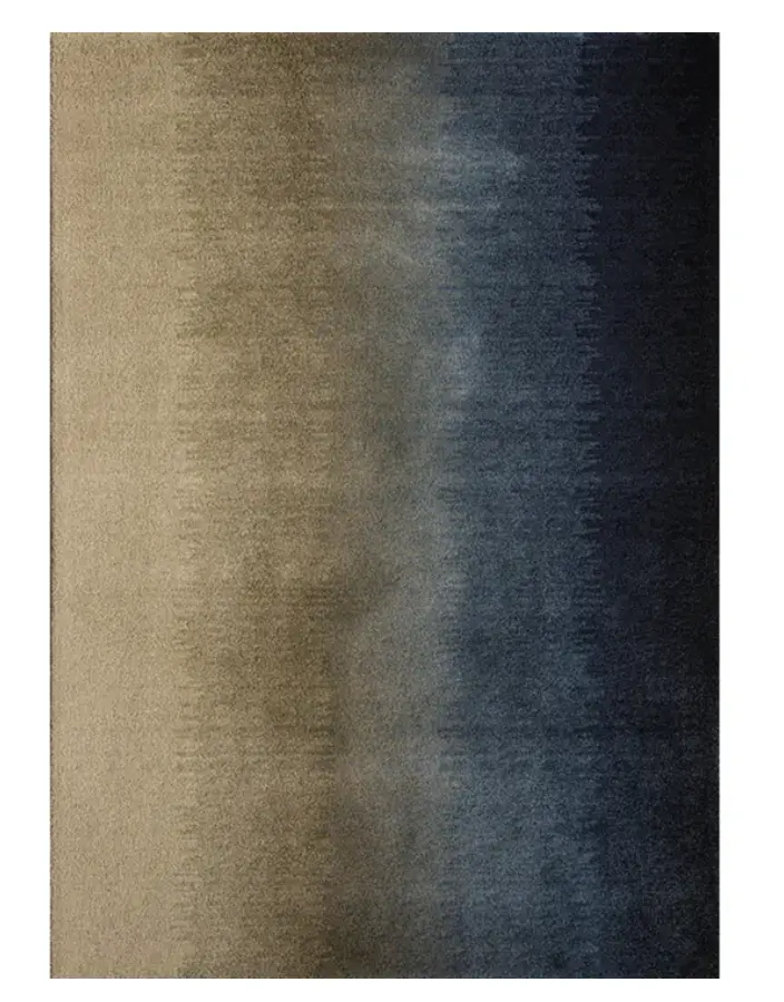 Elara Rug, hand-tufted soft ombre rug, full view