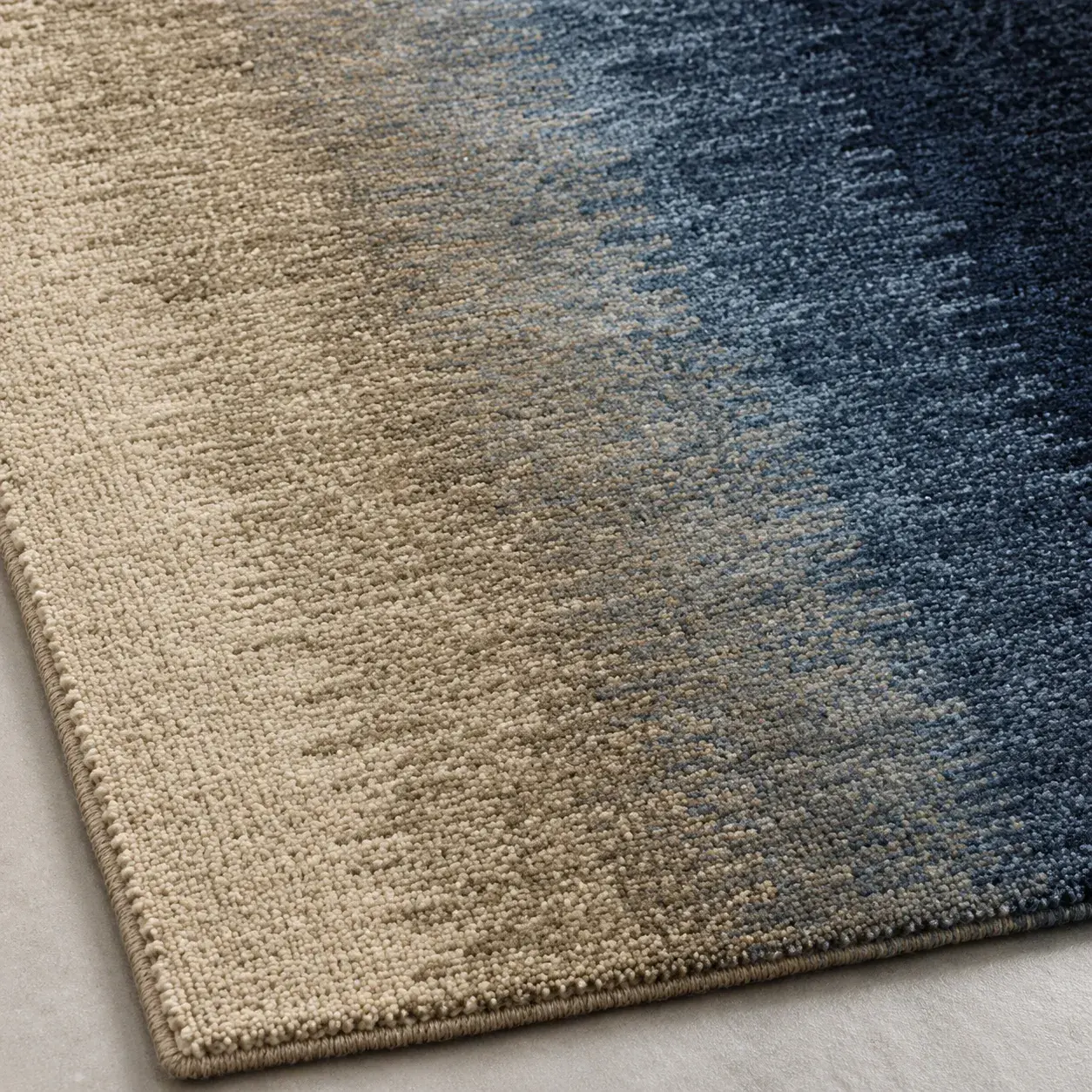 Close view of the Elara Rug showing its texture and detail