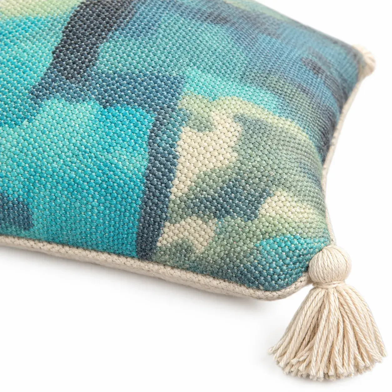 Close view of the Elsa Cushion Cover showing its texture and detail