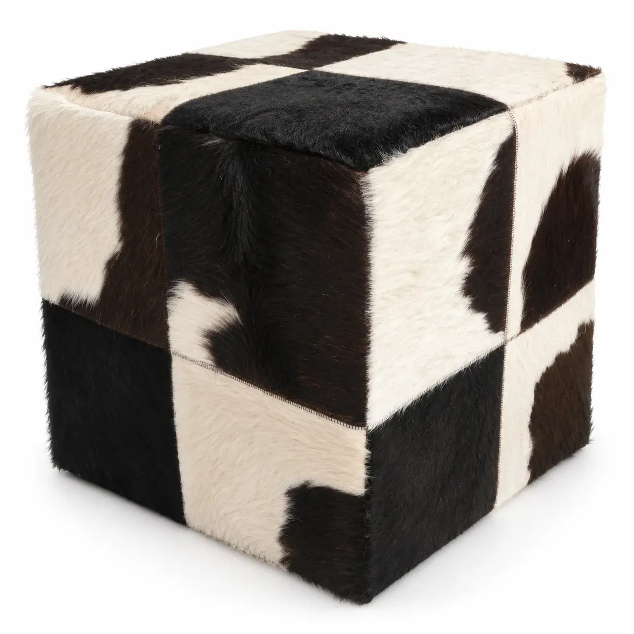 Elsie Pouf, round pouf, full view