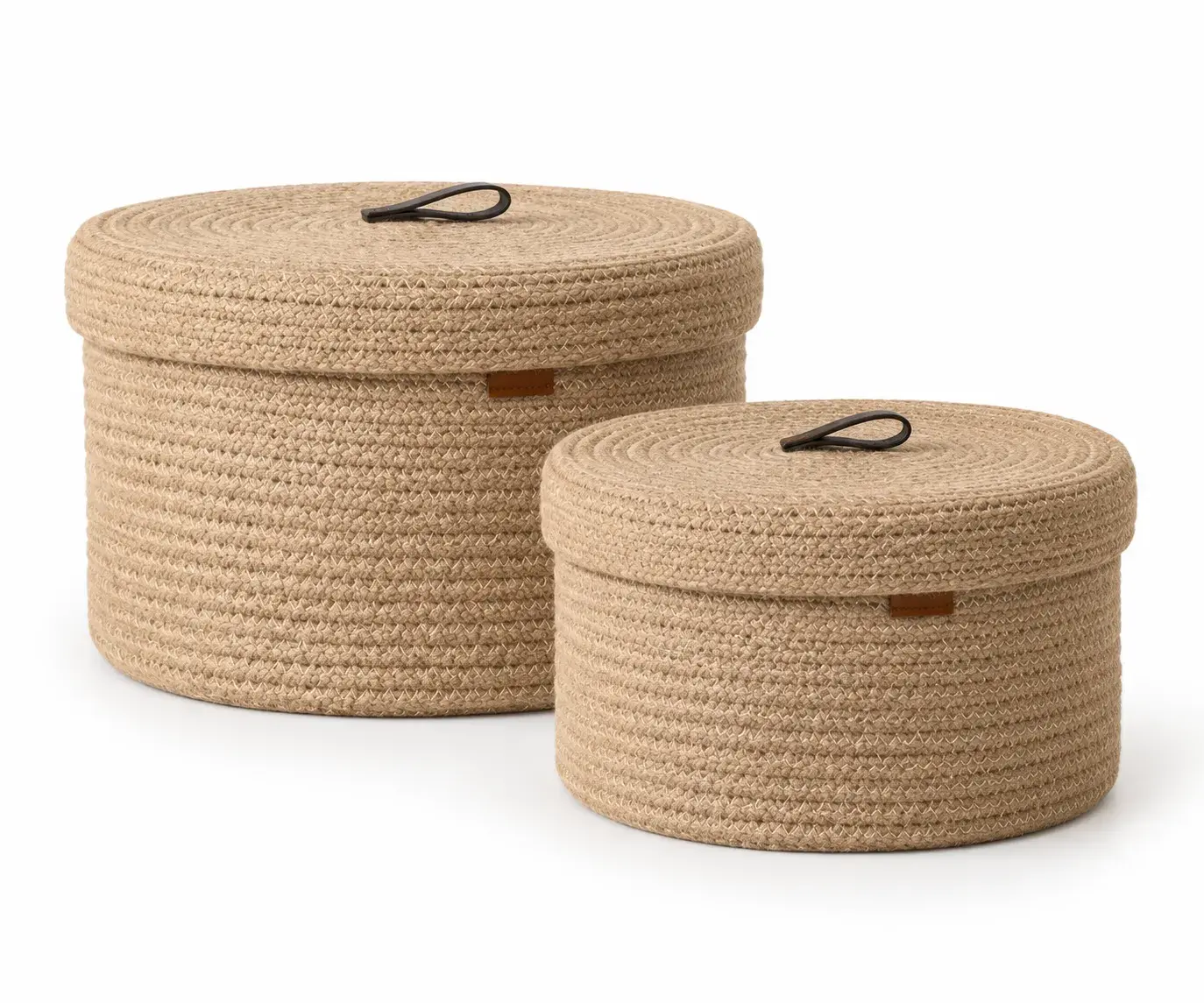 Close view of the Esme Basket showing its texture and detail