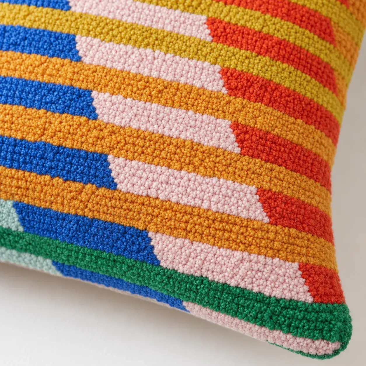 Close view of the Europa Cushion Cover showing its texture and detail