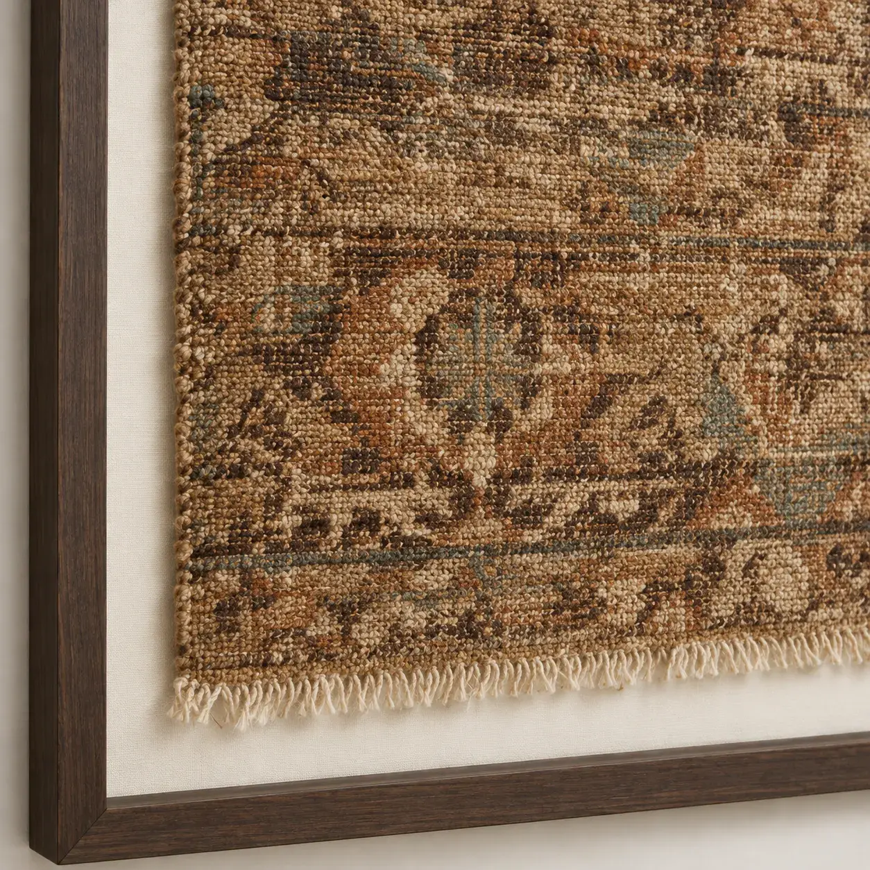 Faro Wall Hanging styled in a room, digitally rendered