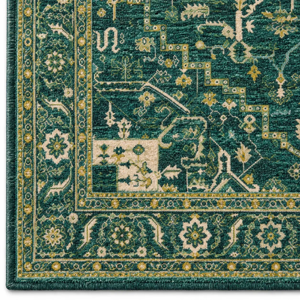 Fernanda Rug styled in a room, digitally rendered