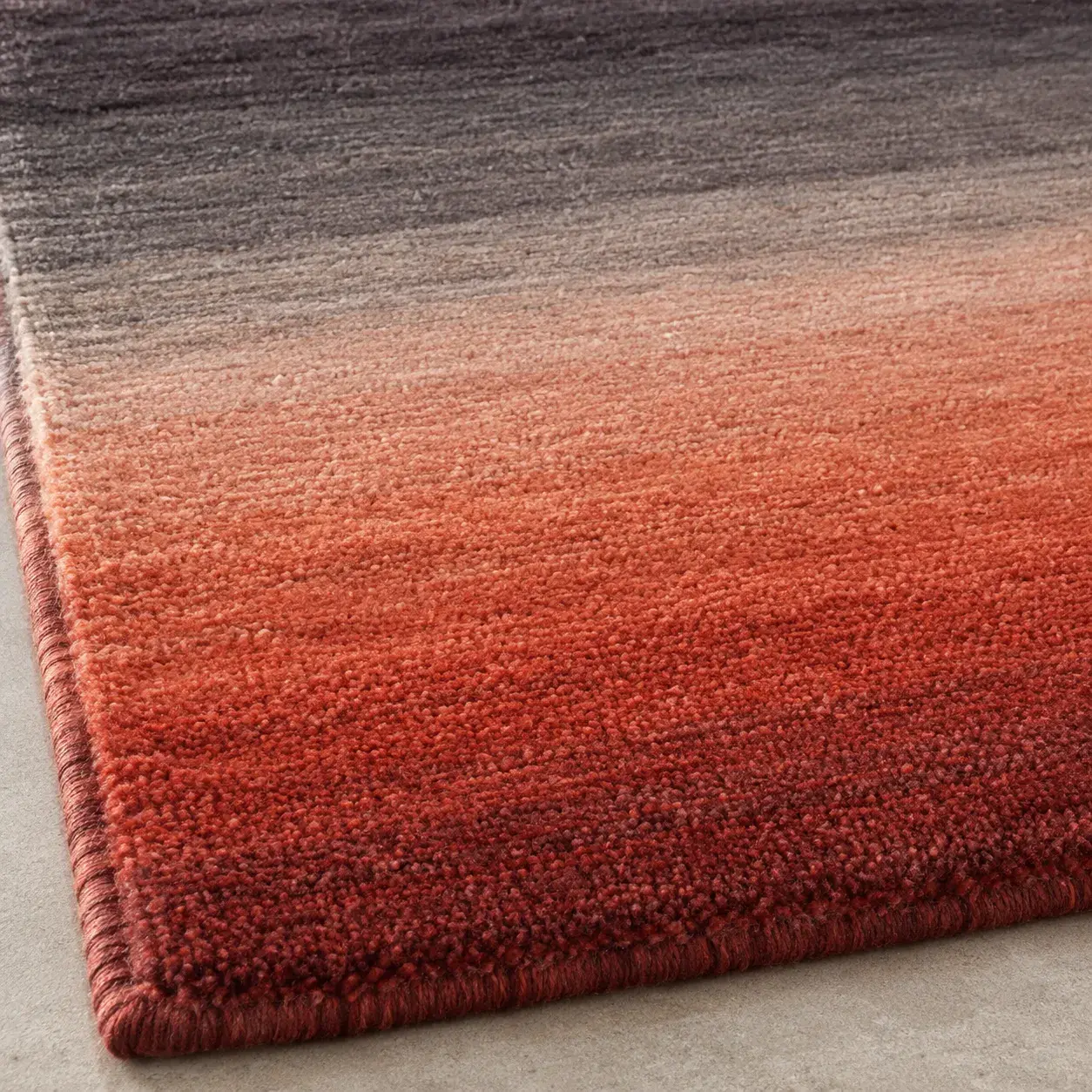 Close view of the Fulmar Rug showing its texture and detail