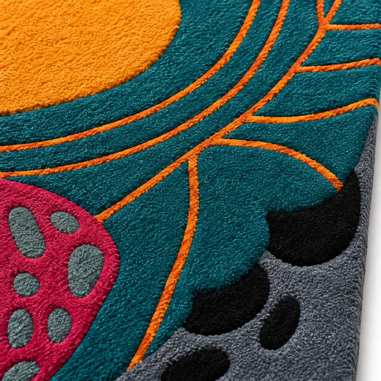 Gethin Wall Hanging styled in a room, digitally rendered