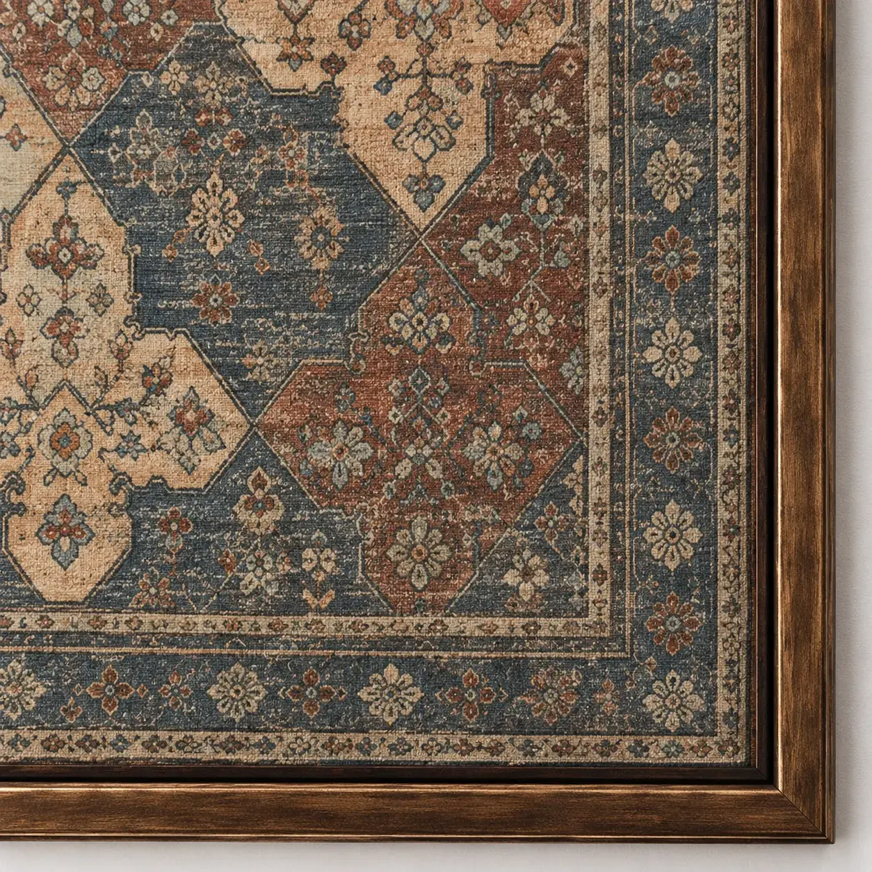 Gregor Wall Hanging styled in a room, digitally rendered