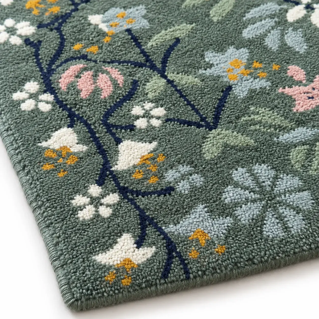 Close view of the Gresham Rug showing its texture and detail