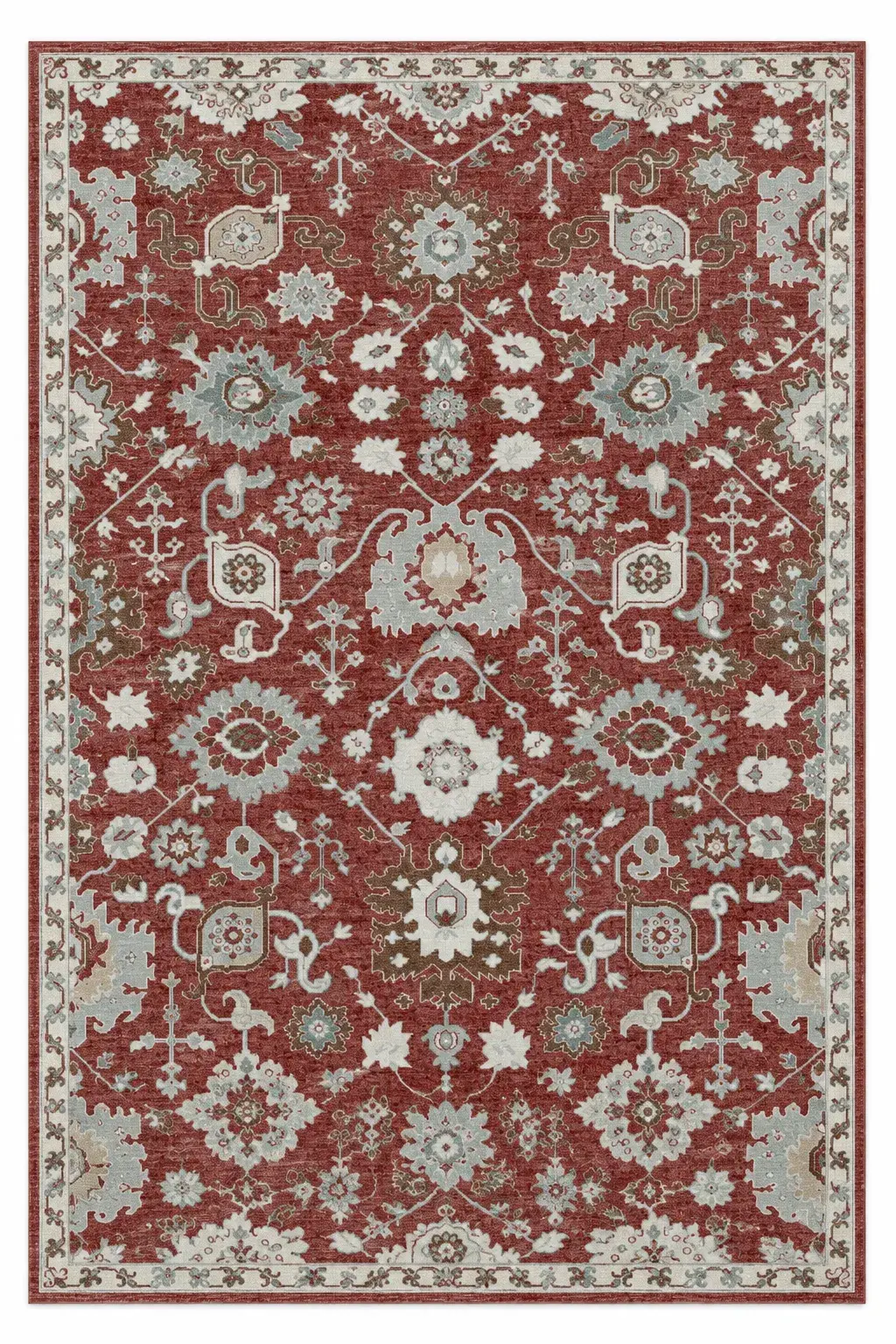 Close view of the Guadalupe Rug showing its texture and detail