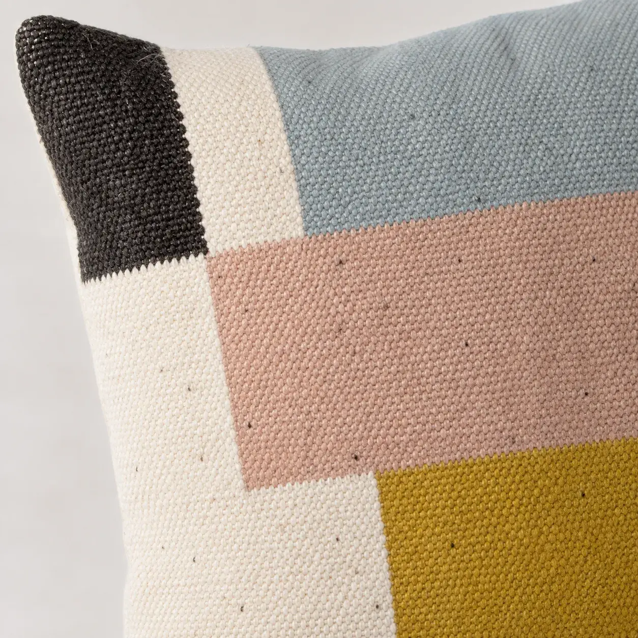 Close view of the Haruki Cushion Cover showing its texture and detail