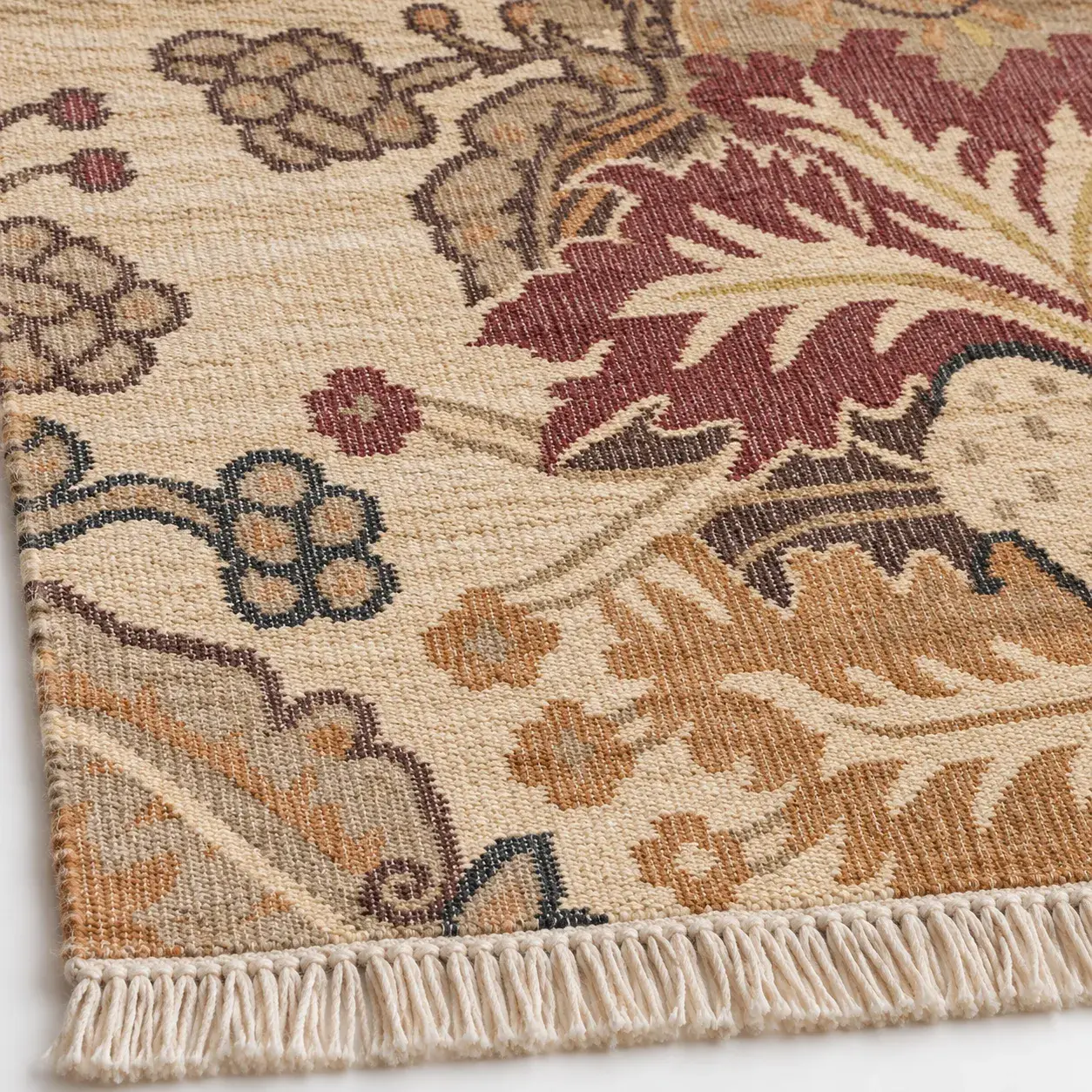 Close view of the Hesper Rug showing its texture and detail