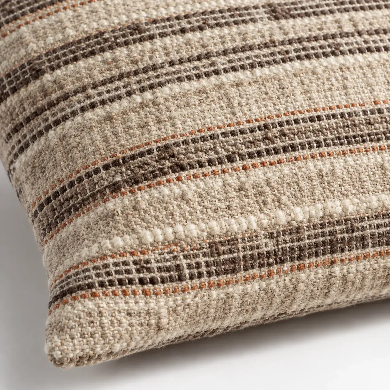 Close view of the Isidore Cushion Cover showing its texture and detail