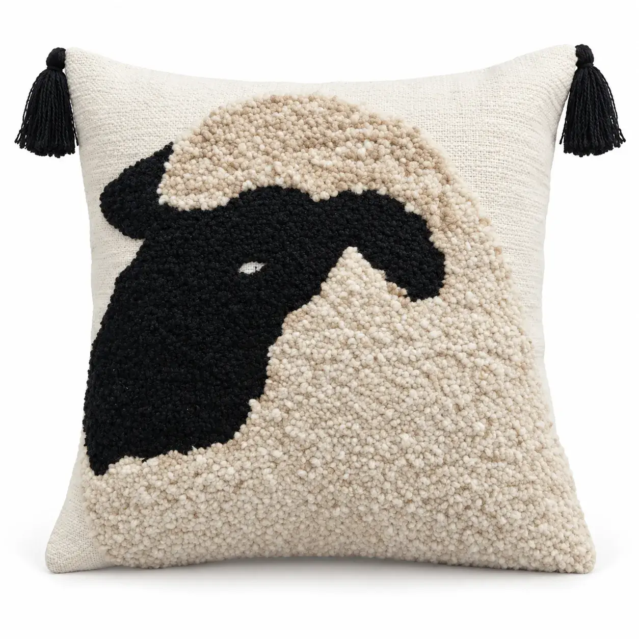 Jasmine Cushion Cover, square cushion cover, full view