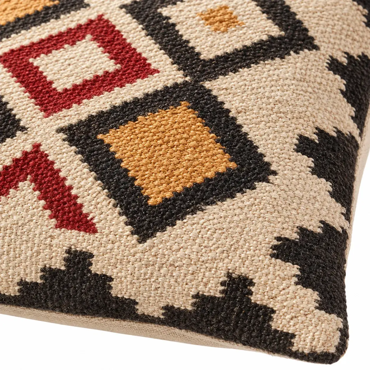 Close view of the Josephine Cushion Cover showing its texture and detail