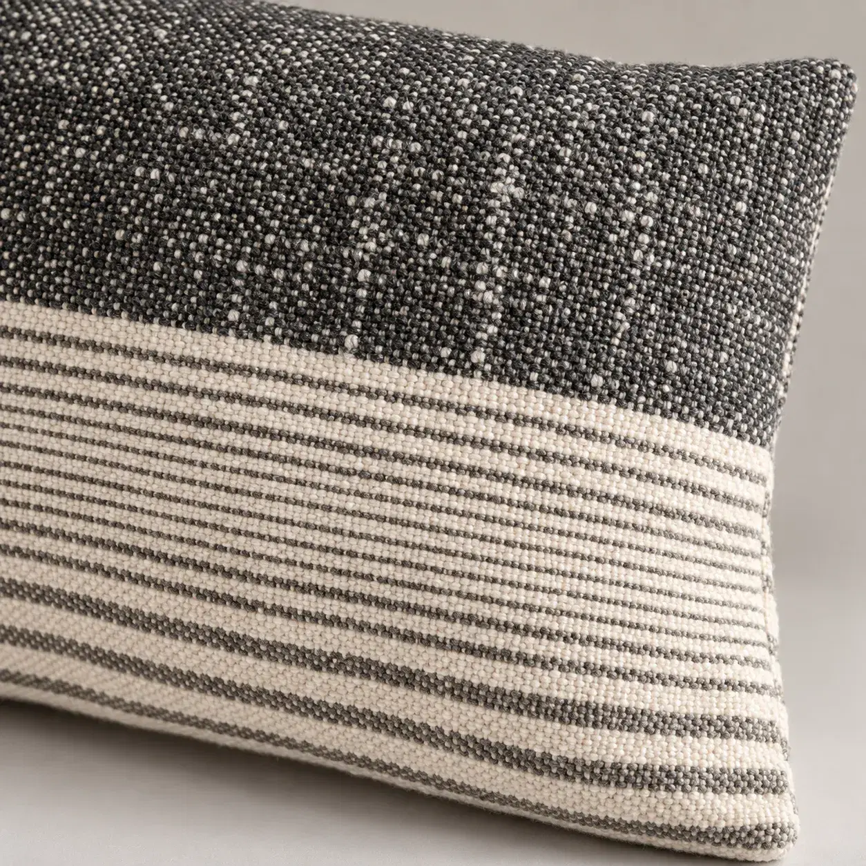 Close view of the Joss Cushion Cover showing its texture and detail