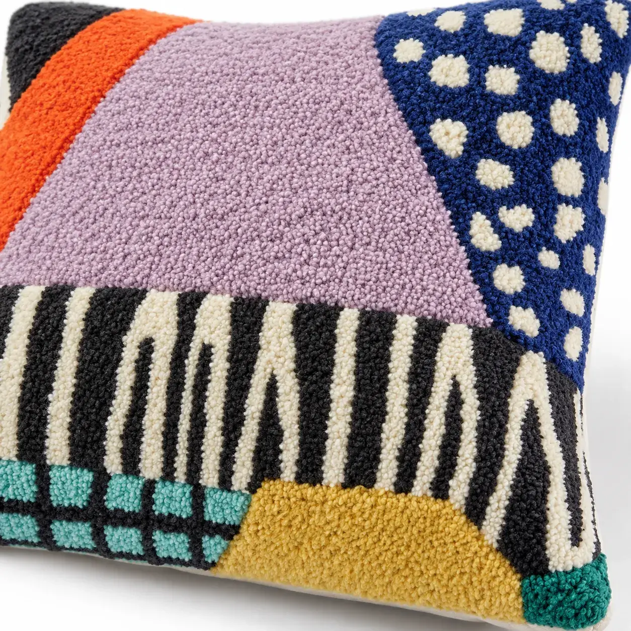 Close view of the Juniper Cushion Cover showing its texture and detail