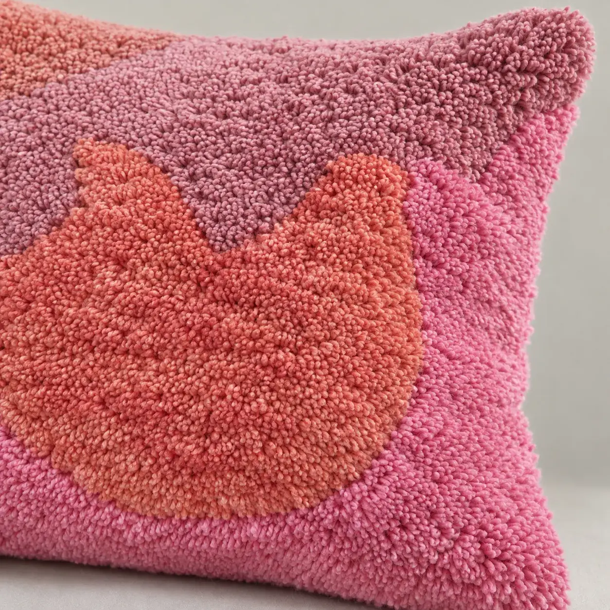 Close view of the Juno Cushion Cover showing its texture and detail