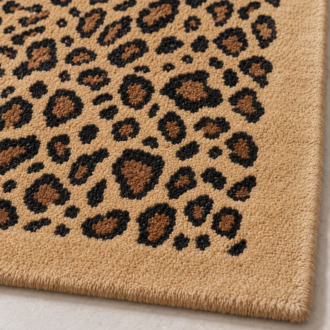Close view of the Kallias Rug showing its texture and detail
