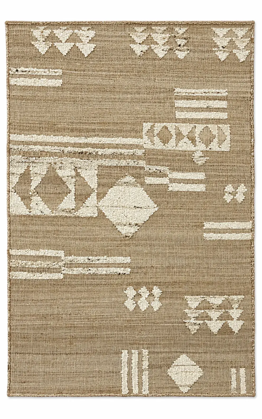 Close view of the Kasim Rug showing its texture and detail