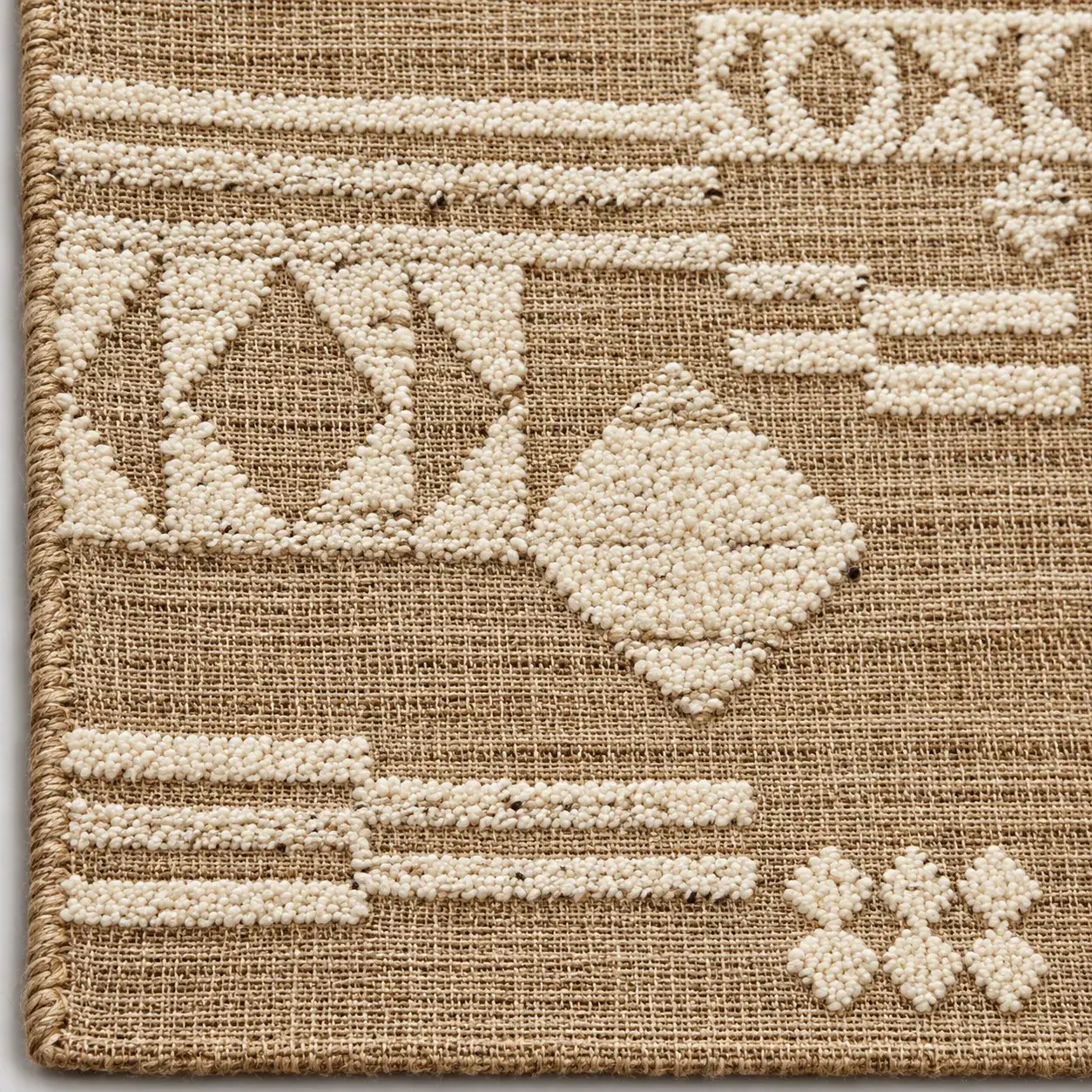 Kasim Rug styled in a room, digitally rendered