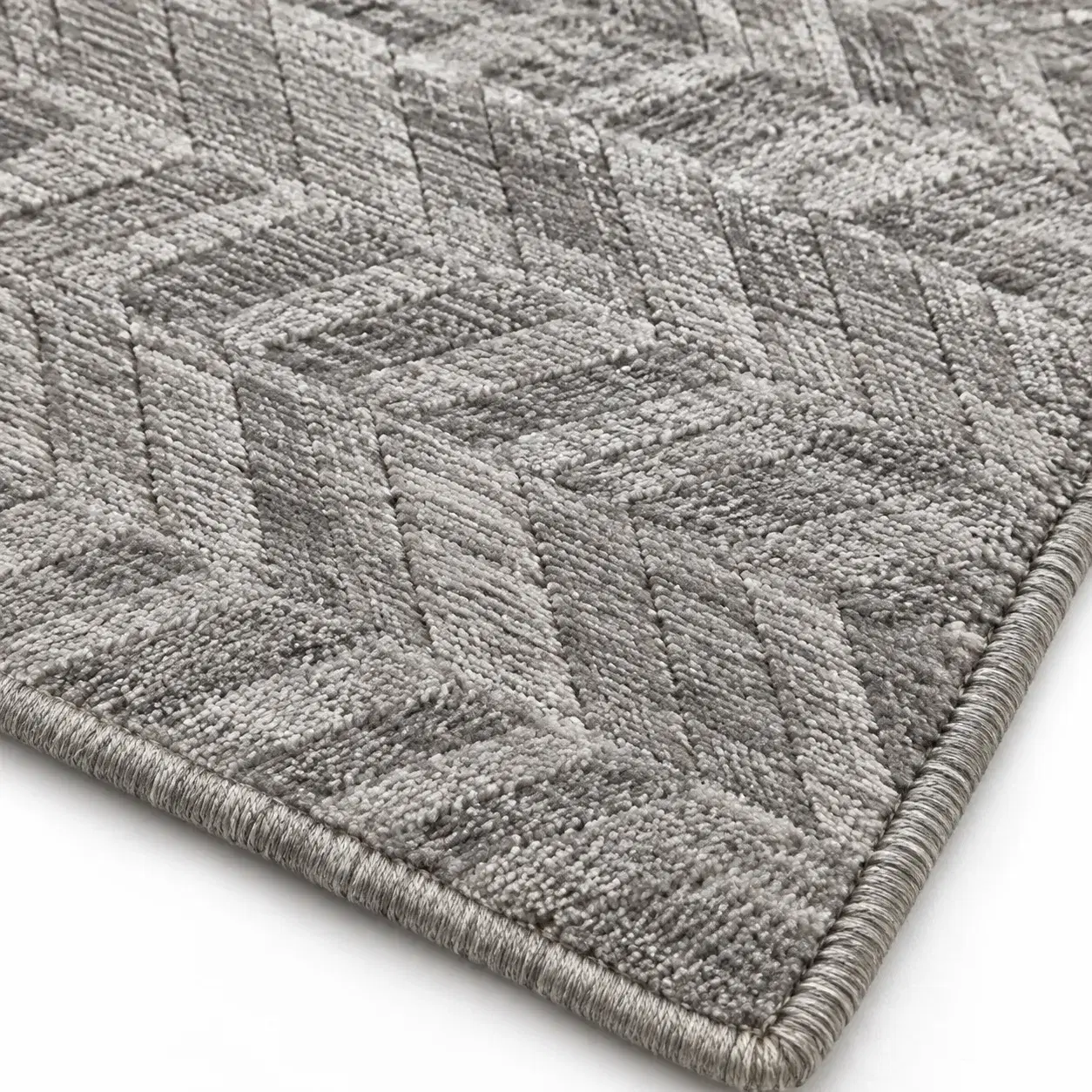 Close view of the Kasimir Rug showing its texture and detail