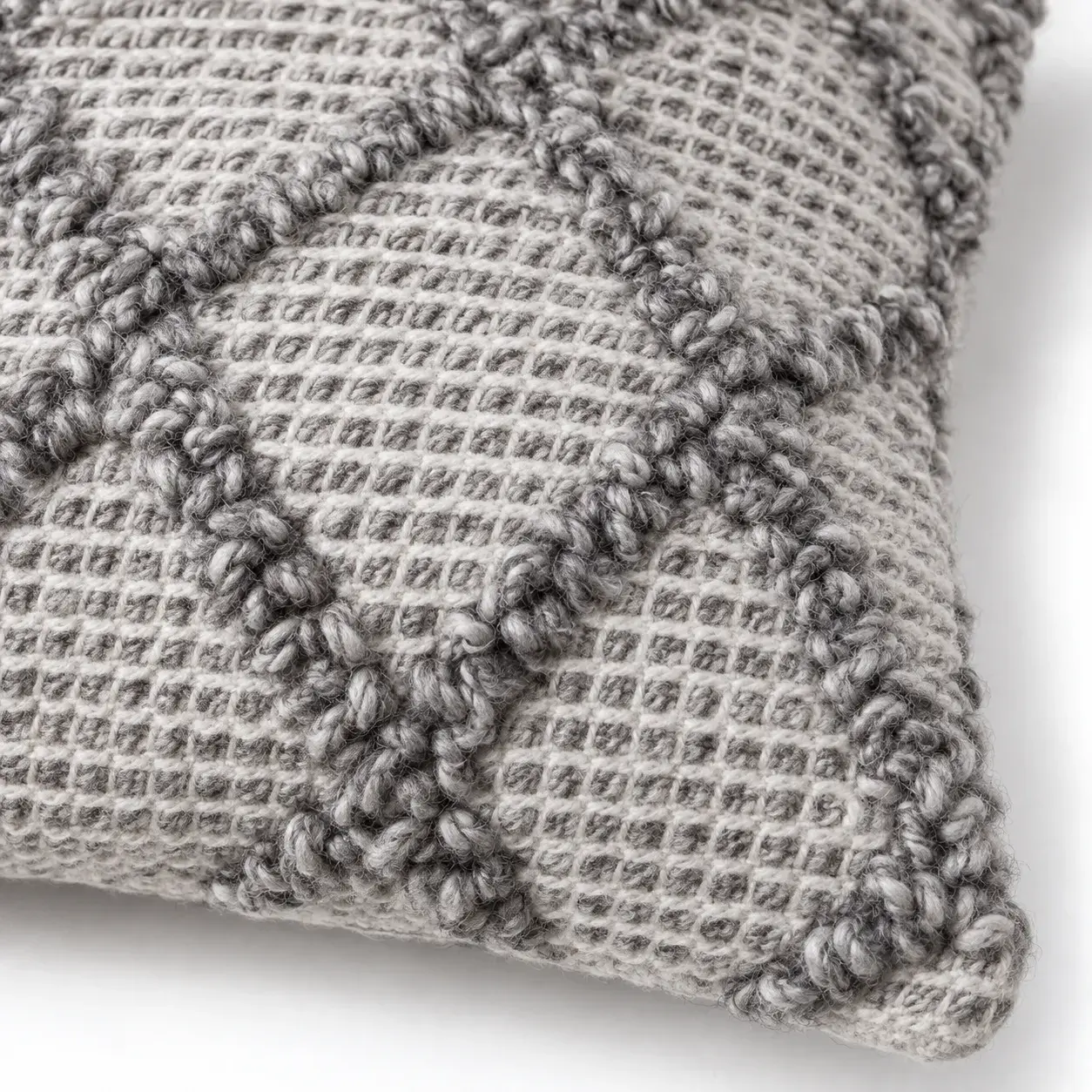 Close view of the Kira Cushion Cover showing its texture and detail