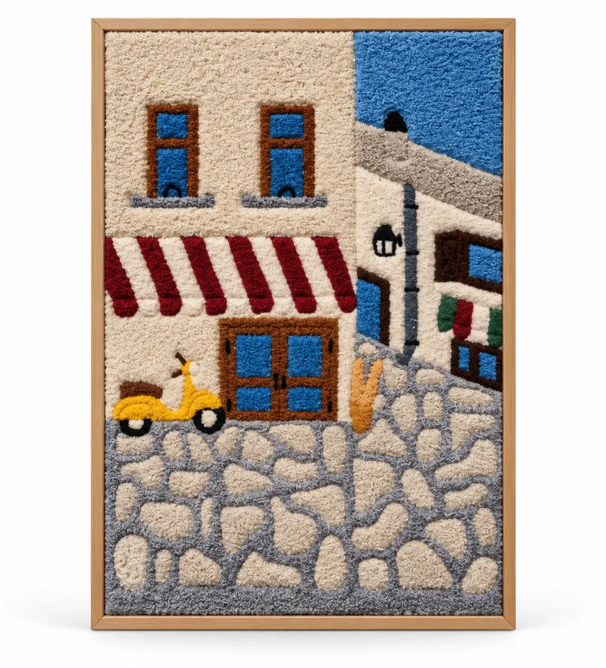 Kiran Wall Hanging, hand-finished wall hanging, full view