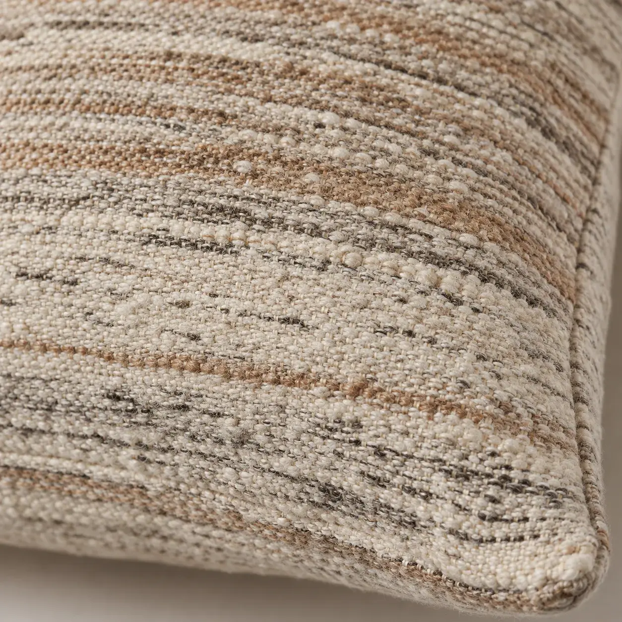 Close view of the Langley Cushion Cover showing its texture and detail