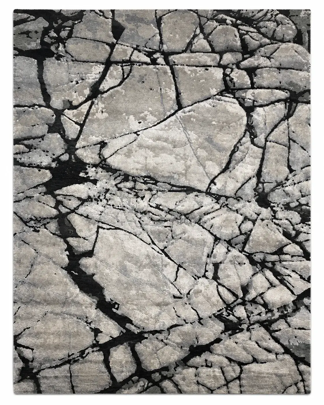 Lazar Rug, hand-knotted patterned rug, full view