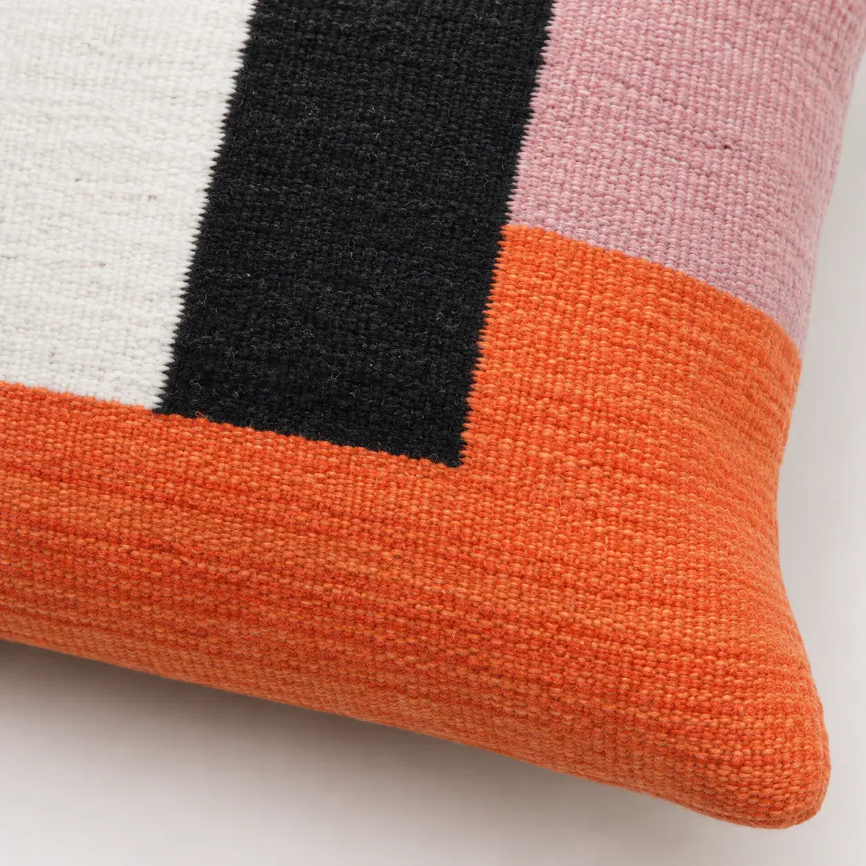 Close view of the Lena Cushion Cover showing its texture and detail