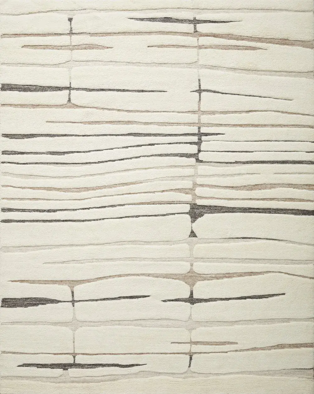 Leopold Rug, hand-knotted patterned rug, full view