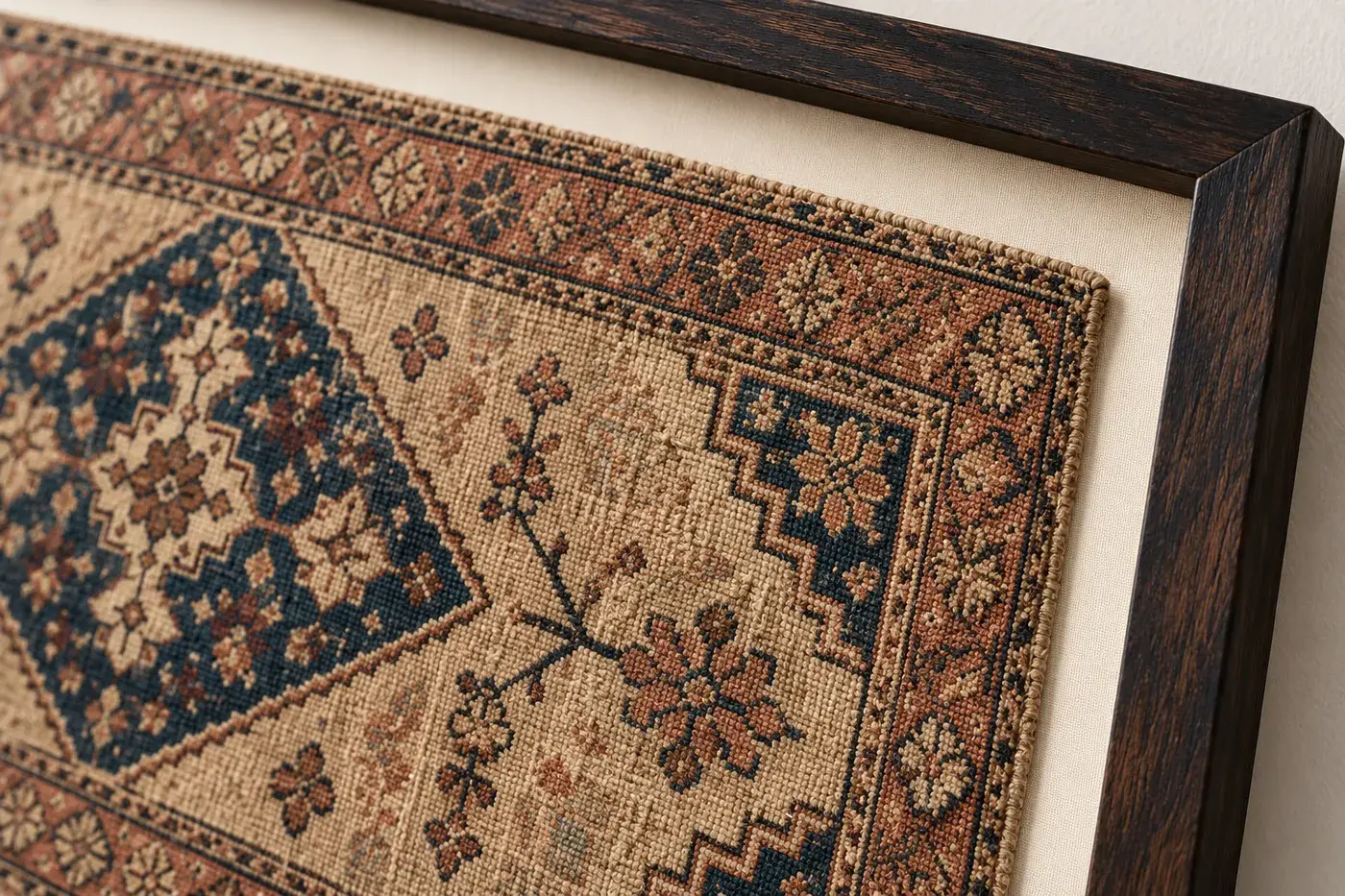 Close view of the Merrin Wall Hanging showing its texture and detail